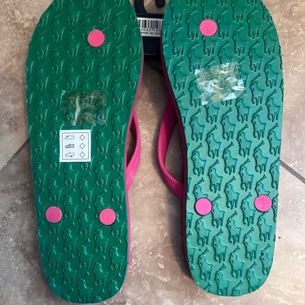 Polo Ralph Lauren girls flip flops